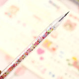 Cute Bubble Bead Pen Small Pointed Pen Knife Student Handwriting Stickers Cut Quicksand Oil Painting Spatula Art Carving Knife