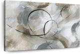 AOOKMIYA Allegro Canvas - 1 Panel Neutral Abstract Art Wall Decor - Printed Neutral Wall Painting Decor -Abstract Canvasy