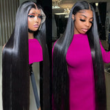30 40 Inch 13x4 13x6 Straight Lace Frontat Wigs 360 Front Human Hair 4x4 5X5 Closure Wig Pre Plucked For Women 250 Density