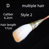 Ox Horn Hopper-shaped Brush Weasel Woolen Bear Hair Calligraphy Brush Super Large Decoration Square Dancing Performance Brush