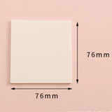50 Sheets/pad Transparent Sticky Notes Pad Waterproof Self-Adhesive Clear Memo Message Reminder Home Office School Supplies