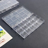 AOOKMIYA 15/24 Grid Watercolor Palette Paint Moisturizing Box Gouache/acrylic Sealed Box Portable Sketching and Painting Supplies