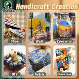 AOOKMIYA 1pc Marie's Protrait Tone Acrylic Paint,100/300 ml(3.38 oz/10.1 oz) for Rock,Wood,Crafts,Canvas,Glass for Artists and Adults