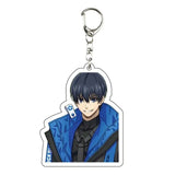 AOOKMIYA ART+ Creative Gifts Blue Lock Isagi Yoichi Acrylic Anime Keychain Bag Charms Pendant Jewelry Cute Creative Key Ring Friends Gift Figure Cartoon