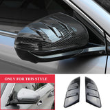 AOOKMIYA For BYD Atto3 Atto 3 Yuan Plus 2022 2023 Accessories Car Rear Side View Rearview Mirror Cover Trim Imitation Carbon Fiber