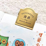 AOOKMIYA POTENTATE Brass Palette Fixing Clip Outing Sketching Paint Box Hand Account Clip Metal Bill Clip Travel Painting Art Supplies