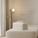 Creative Design Sense Vertical Floor Lamp High-end Solid Wood Living Room Bedroom  Artistic Atmosphere Including Light Bulbs