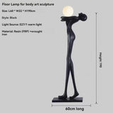 Misha White Goddess Statue Floor Lamp , Liberty Sculpture Floor Lamp , Art Human Floor Lamp