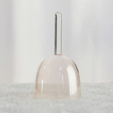 Quartz Transparent Hand Held Crystal Singing Bowl Color Handmade 7 Tone Yoga Meditation Bowl Decompression Percussion Instrument