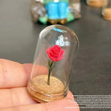 AOOKMIYA mega 1 mini rose glass protective cover home decoration craft ornaments