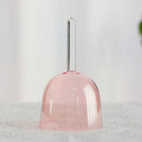 Quartz Transparent Hand Held Crystal Singing Bowl Color Handmade 7 Tone Yoga Meditation Bowl Decompression Percussion Instrument