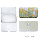 AOOKMIYA New Empty Watercolor Palette Tin Box Paint Storage Paint Tray Cartoon Rabbit Pattern Aquarela Paint Painting Art Supplies