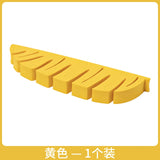 Multifunctional Pen Holder Leaf Shape Punch-free Paste Brush Hanging Rack Stationery Rack Painting Art Supplies