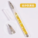 Cute Bubble Bead Pen Small Pointed Pen Knife Student Handwriting Stickers Cut Quicksand Oil Painting Spatula Art Carving Knife