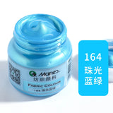 Dazzling Fluorescent Textile Fiber Acrylic Paint Single Bottle 50ml Colorful Painting Clothes Dye Waterproof Graffiti Diy