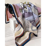 100% Natural Twill Silk Scarf for Women 65cm Neck Tie Double side Foulard Shawl Wrap Square Neckerchief Hijab Bandana Scarves