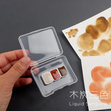 AOOKMIYA Schmincke Liquid Charcoal Pigment Subpackage 1ML/2ML Watercolor Pigment Liquid Blood Red Carmine Art Student Painting Supplies