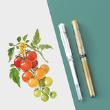 White/gold High-gloss Gel Pen 1.0mm Art Special Pen Watercolor High-gloss Hand-painted Waterproof Hook Pen Signature Comic