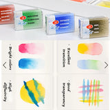 AOOKMIYA Russian White Nights Watercolour Paint Set 12/24/36 Professional for Aquarelle Painting Drawing Artists' Supplies. High Quality AOOKMIYA.COM