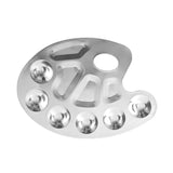 Metal Hand Drawn Watercolor Palette 6/10/12 Wells Circular/Rectangular Painting Color Palette Mixing Paint Tray Art Supplies