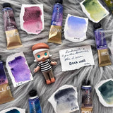 AOOKMIYA Canada ROCKWELL Mineral Acuarela Paint Magic Layered Sedimentary Color Watercolor 12 Colors 0.5/1/2ML Painting Art Supplies