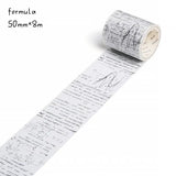 Antique Hand Account Material and Paper Tape European and American Retro English Text Hand Account Decorative Stickers