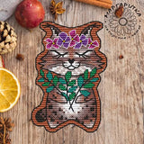AOOKMIYA Plastic aida Cross Stitch Kit Package Needlework Counted Cross-Stitching Kits Embroidery refrigerator magnet animals styles