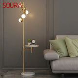 SOURA Contemporary Floor Lamp Luxury Living Room Bedroom Study Villa Hotel LED Fashion Creativity Decorative Standing Light