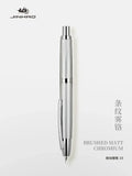 JINHAO 10 Press Fountain Pen Retractable EF/F Nib Metal With Clip Writing Ink Pen Converter School Supplies Stationery PK A1 A2