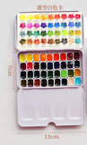 AOOKMIYA MIJELLO watercolor paints gold  colors artist 12/24/36/125color gold pure pingment set 0.5/1/2ml  With color card  art supplies AOOKMIYA.COM