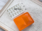 empty Italy Fome heavy enamel limited color palettes 12/24 grid watercolor pigment beginner  storage box art supplies 2025