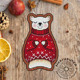 AOOKMIYA Plastic aida Cross Stitch Kit Package Needlework Counted Cross-Stitching Kits Embroidery refrigerator magnet animals styles