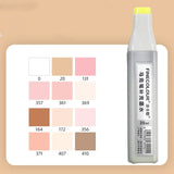 Marker Ink Alcohol-based Oily Marker with Refill Universal Pen Water Student Clothing Comic Design Special Marker Refill Ink