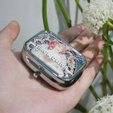 Watercolor paint palette portable art transparent acrylic mini painting Iron box high-value moisturizing color palette