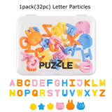 Deli NUSIGN Puzzle Cute DIY Gel Pen,Assorted Words Dual-Ball Smooth&Quick Dry,No Smudge 0.5 Black No Stress pen for kids student