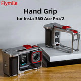Metal Cage Handle for Insta360 Ace Pro/Xplorer Shockproof Camera Case with Lens Cover Street Sports Photography Accessories