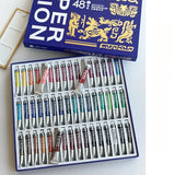 AOOKMIYA New Super Vision Master Watercolor Paint Tube Set 8ML 24/48 Colors Artist Water Color for Painting Drawing Art Supplies