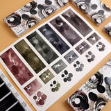 AOOKMIYA Japanese Kuretake GANSAI TAMBI Solid Layered Watercolor Pigment Sumi Color 6 Color Artist Beginner Painting Art Supplies