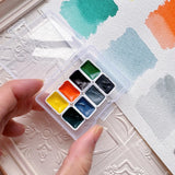 AOOKMIYA Winsor & Newton New Replica 8-color Watercolor Paint Subpackage 0.3/0.5/1ML Professional Artist Painting Watercolor Art Supplies