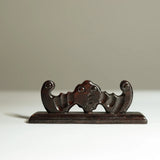 Solid Wood Pen Stand, Brush Stand, Pen Hanging, Ink Stone Base, Calligraphy Painting Four Treasures, Art Raw Paperweight