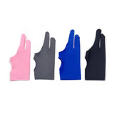 S/M/L Two-Finger Drawing Gloves Anti-touch Anti-fouling for Tablet Digital Board Touch Screen Oil Painting Art Supplies