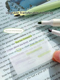 Office Transparent Sticky Notes Student Notebook Stickers Error Correction Stickers  Cute Sticky Notes  Tabs Sticky Notes