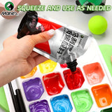 AOOKMIYA 1pc Marie's Professional Acrylic Pigment,Yellowish Green,100/300 ml(3.38 oz/10.1 oz),Perfect for Rock, Glass,Canvas,Adult,Artist