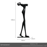 Hotel Lobby Large Figure Floor Ornaments Sales Office Model Room Window Abstract Art Soft Decoration Sculpture