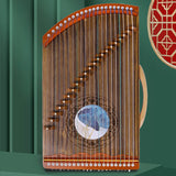 AOOKMIYA Chinese Guzheng 21 String Ebony Solid Wood Portable Guzheng Beginners Professional Playing Musical Stringed Instruments AOOKMIYA.COM