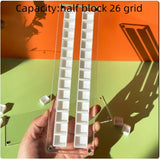 AOOKMIYA Empty Acrylic Watercolor Box Palette 24/36 Grid Portable Paint Tray Dust-proof Magnetic Transparent Box Art Supplies