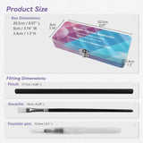 AOOKMIYA Pearl Solid Watercolor Paint Set in Portable Box Nail art exclusive Palette Travel Watercolor Set for Amateur Hobbyists AOOKMIYA.COM