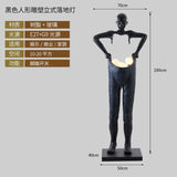 AOOKMIYA ART+ Creative Gifts Nordic humanoid sculpture floor lamp creative ball holding designer exhibition hall, hotel sales office, character decoration st