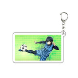 AOOKMIYA ART+ Creative Gifts Blue Lock Isagi Yoichi Acrylic Anime Keychain Bag Charms Pendant Jewelry Cute Creative Key Ring Friends Gift Figure Cartoon