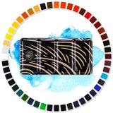 AOOKMIYA Paul Rubens Artist Watercolor Paint Set, Vibrant Colors Great Lightfastness, Perfect Travel Professional Watercolor Set AOOKMIYA.COM